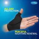 Comfort Cool Thumb CMC Abduction Splint | Moldable Thumb Wrap for Arthritis - Thumb Brace for CMC Joint Support - Right, Small