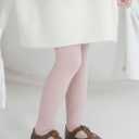 Baby Tights Toddler Ribbed Knit Leggings Cotton Infant Stockings Pantyhose 0-4T (XS)