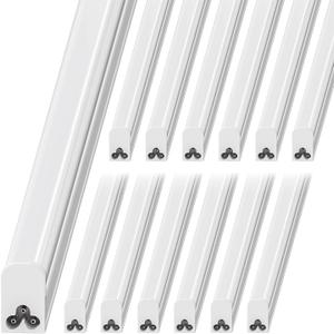 LED Shop Light for Garage, T5, 4FT, 20W, 2200LM, 5000K, 12 Pack