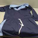 Fisoew Womens 2 Piece Outfits Quarter Zip Sweatshirt Shorts Sets Sweatsuits, XXL