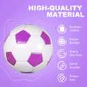 Deekin Soccer Ball with Pump Soccer Ball Toy Official  Indoor Outdoor Sports Gift for Child Practice Training Game Back to School