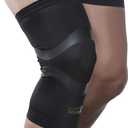 Pro Series Knee Compression Sleeve (Large, Black)