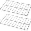 Zonon 2 Pcs Oven Racks Replacements Stove Oven, 25 x 15 Inch 304 Stainless Steel Shelf Grill Rack Compatible with Replace Range Stove