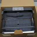 Bread Box for Kitchen Countertop, Airtight Bread Container with Lid, Time Recording Dial, and Draining Board, Bread Storage for Homemade Bread, Toast, Cookies (2 Grey)