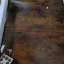 Inch Office Desk, Executive Office Desk，Modern Industrial Style, Z-Shaped Table Legs, Country Black Wood Grain Top, for Home Office, Study, Conference, Dark Wood