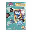 Disney Doorables 32ct Scratch To Reveal Valentines Day Cards W/ Seal Stickers, Pack Of 10
