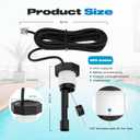 Flow Switch, GLX-FLO-RP for Hayward Goldline Aquarite Salt System Metal Pool Flow Sensor Suitable Hayward Salt Cell and Chlorine Generator with 15ft Cable
