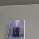 Portable Mini Humidifier, 300ml USB Cool Mist Small Humidifier with Colorful Lights. Perfect for Bedroom, Office, Plants, travel & Car (White)