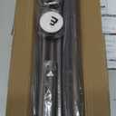 Heavy Duty Curtain Rods No Drilling, Extra Long Tension Rod for curtains, Outdoor Tension Rods for Patio, Bedroom, Dark Brown