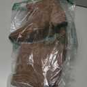 IUV Cowboy Boots For Women Western Cowgirl Boots with Chunky Heel Mid Calf Snip Toe Ideal for low insteps (11.5 Wide, Brown)