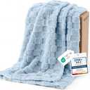 Bedsure GentleSoft Twin Blanket for Bed Light Blue - Super Soft Cozy Blankets for Kids Girls, Cute Fuzzy Fleece Throws for Bedroom Couch, 60x80 Inches