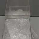 Tioncy 6 Pieces 6 x 6 Acrylic Square Vases for Centerpieces Clear Plastic Vase Cube Flower Vase Bulk for Wedding Centerpieces Home Office Floral Plant Succulent Pots Planters