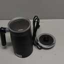 HAUSHOF Electric Milk Frother, 4-in-1 Milk Frother and Steamer, Large Capacity, Automatic Warm and Cold Foam Maker and Milk Warmer for Coffee, Latte, Macchiato, Cappuccino, Hot Chocolate, Black