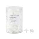 Nylon Syringe Filters 25mm 045um - Hydrophilic Membrane for HPLC Sample Preparation, Compatible with Standard Luer Lock Syringes, Non-Sterile, Pack of 100