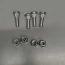 85-1024 Wheel Hub Bolt Studs # 90114-10013 & Lug Nuts Replacement for 2004-2013 YAMAHA RHINO 450 660 700 UTVs Rear