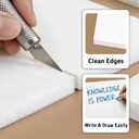 Foam Board 24" x 36", 12 Pack White Foam Poster Board, 3/16" Thick Foam Core Board, Double-Sided Large Poster Board for Crafts, School Projects, Painting, Presentation & Display, 24*36in