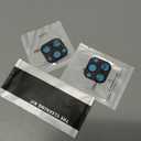 [2 Pack] for iPhone 13 Pro/Pro Max Camera Lens Protector, 9H Tempered Glass with Premium Metal FLAT Covering Design, Anti-Fingerprint Technology, Ultra HD Clarity, Military Grade Protection, Black