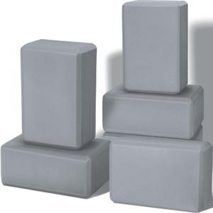 Wettarn 6 Pack Yoga Blocks 9 x 6 x 4 Inch EVA Foam Lightweight Non Slip Yoga Props for Pilates Stretching Meditation