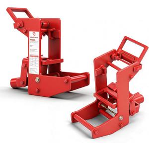 2 Pack Wall Jack, 1000 lbs Heavy Duty Wall Jacks for Framing, fit for 1-1/2 3-1/2 in Wood Pole and 1 in OD Steel Pipe, Malleable Casting Iron Wall Jack for Lifting Wall Beams