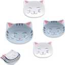 Cat Measuring Cups Set - Novelty Cat Kitchen Accessories & Baking Gifts - Unique Measuring Cups for Stackable & Cute Baking Supplies - Durable, Fun and Decorative Kitty Cup for Cooking (Set of 4)