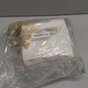 DOYIDE 120 Pack Small Thank You Gift Bags, 4.5x1.8x3.9in Party Favor Bags with Bow Ribbon, Mini Paper Gift Bag with Gold Foil Printed, White Treat Boxes for Birthday Wedding Bridal Baby Shower