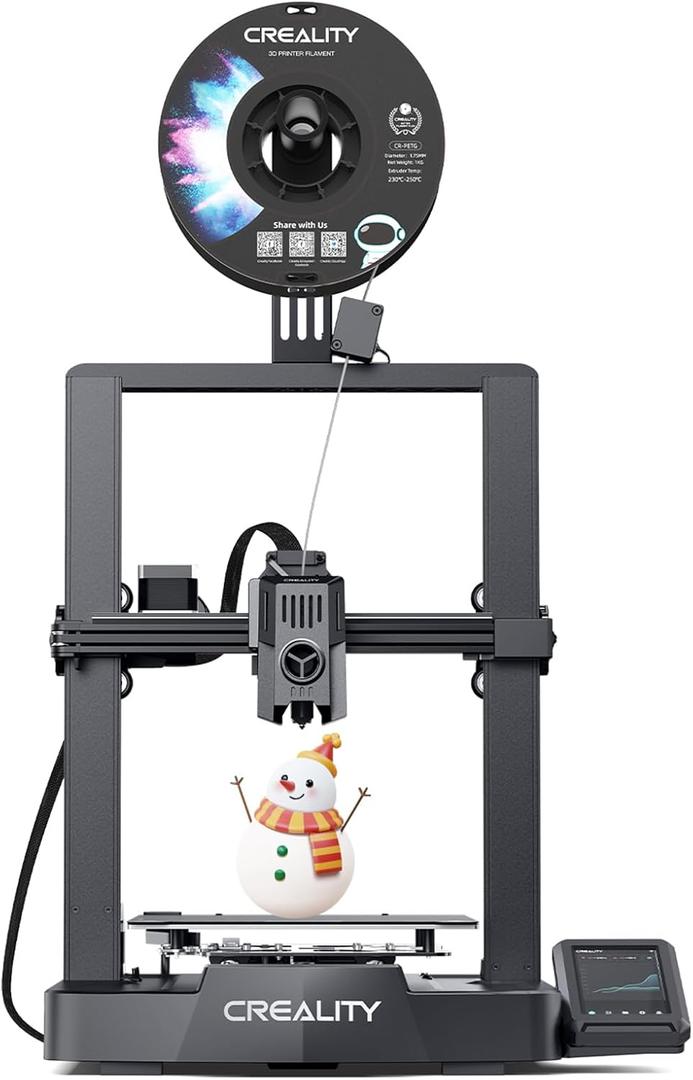 Creality 3D Printer Ender 3 V3 KE Upgraded, 500mm/s Max High-Speed with Sprite Direct Extruder Supports 300 Printing, Auto Leveling 3D Printer for Kids and Beginners, Larger Print Size 250x220x220mm