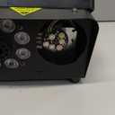 Fog Machine, Smoke Machine with Disco Ball Lights, 600W and 4000CFM with 13-Color LED Effects, Wired And Wireless Remote Controls, Ideal for Indoor, Outdoor, Halloween, Wedding, and Parties (Black A1)