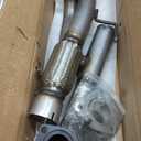 409 Stainless Steel Exhaust Stainless Y Flex Pipe Compatible with 2009 2010 2011 2012 2013 2014 Pilot 3.5L V6，Repklace OE : 73011, 38016, 2100-424935 EPA