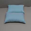 NTBAY Tiny Pillows, Down Alternative 7"x11" Microfiber Mini Pillow for Travel, Pets, Soft Machine Washable Small Pillows for Neck, Wrist, Lumbar and Knee, Aqua