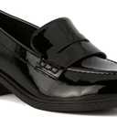 LONDON FOG Womens Castille Loafer Womens Dress Shoe (7.5, Black)