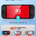 i-Blason Charging Dock Storage Base for Nintendo Switch 2 JoyCon Controllers [9 Game Card Slots] [Ambient Lighting] All-in-one Charging Station Storage Stand Organizer with USB Charging Cable (Black)