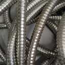 Bionic Steel PRO 100 Ft Garden Hose with Nozzle, Premium 304 Stainless Steel Metal Water Hose 100Ft Flexible Hose, Rust Proof, Lightweight, Heavy Duty, Crush Resistant Fittings, 500 PSI, 2025 Model