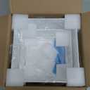 Clisela 3pcs Acrylic Cube Display Stands Box Risers with Hollow Bottoms, Food Risers for Buffet Table, Decorative Display Stand Shelf for Dessert Collectibles Jewelry Figures Show - White 6" 7" 8"