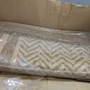 MontVoo-Outdoor Rug-Patio Rug 9x12 Polypropylene Indoor Outdoor Rugs Outdoor Carpet for Patio Deck Balcony Porch, Textured Weave, Durable for High Traffic, Fade-Resistant, Boho Farmhouse Neutral Brown