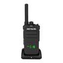Retevis RB26H GMRS Radio Long Range,Professional Grade Two Way Radio,Hidden Display,Type-C,Built in NOAA Flashlight VOX,Easy to Pair,High Performance Walkie Talkie for Camping Road Trip (1 Pack)