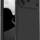 OTOFLY Magnetic for iPhone 17 Pro Max Case,Compatible with Magsafe,Classic Liquid Silicone Mobile Phone Case,Integrated Camera Control Button,Anti-Scratch Microfiber Lining, Black