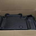 Auxko All Weather Floor Mats Fit for Jeep Grand Cherokee L 7 Seat(2nd Row Bench Seat) 2021-2025 2026 TPE Rubber Liners Accessories All Season Guard Odorless 3 Row Black