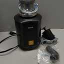 Moen Host Series 3/4 HP Continuous Feed Garbage Disposal with Sound Reduction for Kitchen Sink, Power Cord Included, GXS75C