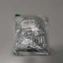 Threaded Inserts for Wood, Screw in Nut Fastener Connector, Steel Hex Drive Nut Inserts for Home Office Furniture (Silver, 1/4"-20 x25mm-100pcs)