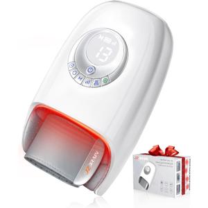 JZBRAIN Hand Massager with Heat and Compression : Hand and Wrist Massage with Targeted Palm Roller – Soothing Relief for Stiffness & Fatigue – Ideal for Daily Relaxation