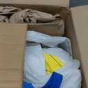 White Bounce House Without Air Blower Indoor Outdoor Bouncy Castle for Kids 2-8 Oxford Toddler Bounce House with Slide,103 x 71 x 90 inch,Kid Birthday Party GiftsNO Air Blower