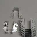 LukLoy 10 Pack 2x4 Joist Hanger 20 Gauge Galvanizing Face Mount Joist Hangers for Wood