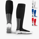 LUX Anti Slip Soccer Knee Socks,Non Slip Football/Basketball/Hockey Sports Grip Socks