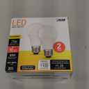 Feit Electric A19 LED Light Bulbs, 75W Equivalent, Non Dimmable, 1100 Lumens, E26 Standard Base, 2700k Soft White, 80 CRI, 10 Year Lifetime, Energy Efficient, 2 Pack, A1100/827/10KLED/2
