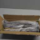 Straight Furniture Table Legs 16 Inch, Round Tapered Metal Furniture Legs Black, Modern Dresser Cabinet Sofa Support Feet Replacement, Set of 4