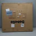 Babelio Auto Close Baby Gate with Cat Door,29-43" Metal Gate for Doorway,Stairs, House,Easy Walk Thru with Pet Door,Includes 4 Wall Cups and 3 Extension Pieces,White