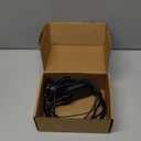 Wall-Mounted LED Bedside Reading Light with USB Charging Port, 10-Level Dimmable & Adjustable 5 Color, Plug-in Adhesive Night Lamp for Books in Bed, Eye-Caring Bedroom Lighting (Black)