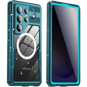 for Samsung Galaxy S26 Ultra Waterproof Case, [Fit for Magsafe] [IP68 Water Proof] [Built-in Screen Protector], Magnetic Heavy Duty Military Grade Rugged Phone Case for S26 Ultra 6.9", Privacy
