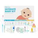 Frida Baby Ultimate Baby Kit, 10 piece New Born Essentials Gift Set Includes Wellness Sick Day, Gas Relief, Grooming Tools & Teething Toys