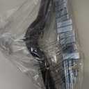 Amazon Basics Velvet, Non-Slip Skirt Clothes Hangers with Clips, Organize Pants and Skirts, Black/Silver, Pack of 50